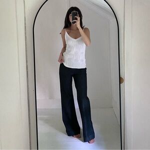 Rayure Paris Vintage Y2K Pleated Tank Top Size 5